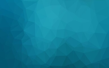 Fototapeta premium Dark BLUE vector shining triangular pattern. A vague abstract illustration with gradient. Triangular pattern for your business design.