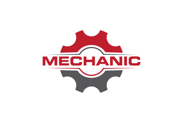 modern gear service logo, icon, symbol, vector illustration