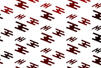 Light Red vector pattern with narrow lines.