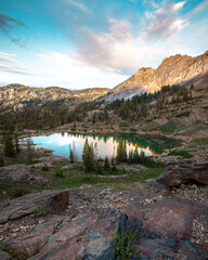 Fototapeta premium lake in the mountains