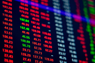 Obraz premium Stock market securities trading data background