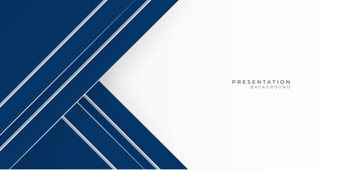 Abstract geometric blue and white color background. Vector, illustration.