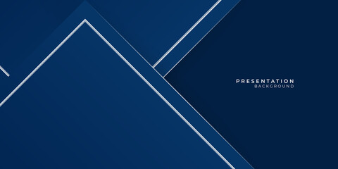 Modern blue abstract presentation background for business and corporate
