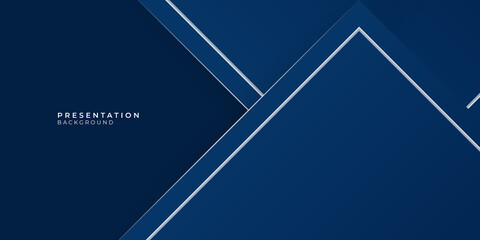 Modern blue abstract presentation background for business and corporate