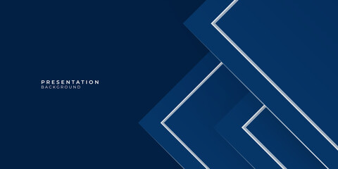 Fototapeta premium Blue abstract presentation background