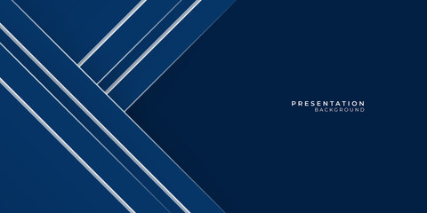 Blue abstract modern presentation background