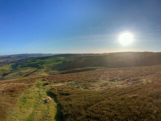 Fototapeta premium Sun Over Wooler Common