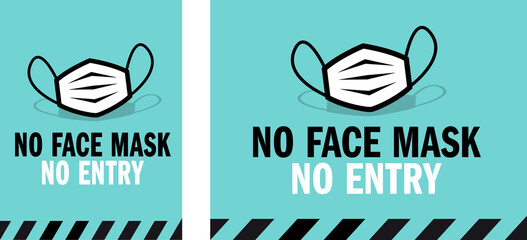No face mask no entry