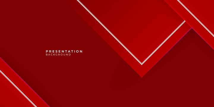 Abstract red vector background with white stripes