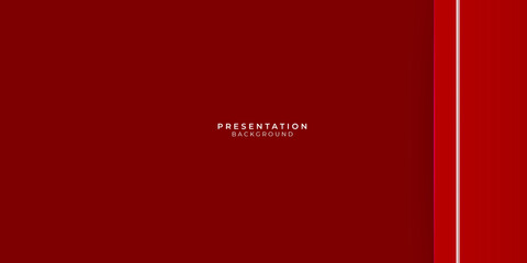 Fototapeta premium Geometric red presentation background