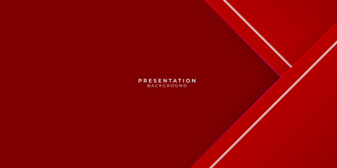 Modern simple minimalist red abstract presentation background