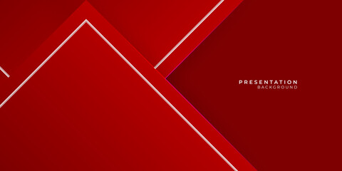 Modern simple minimalist red abstract presentation background
