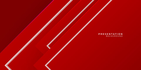 Abstract technology geometric red color shiny motion presentation background