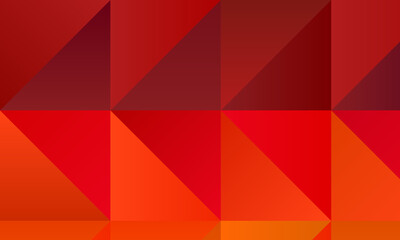 Red and orange polygonal abstract background. Great illustration for your needs.