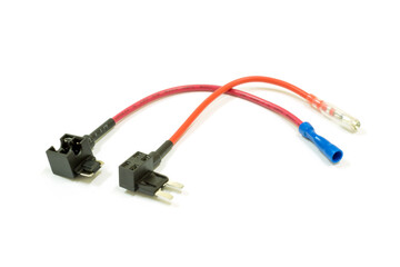 Fuse tap micro and Fuse tap mini on white background, Isolated, Car maintenance service.