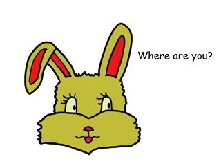 Yellow rabbit. Where are you?