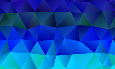 Blue polygonal abstract background. Great illustration for your needs.