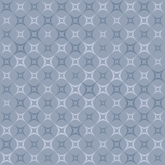 Modern Stylish Seamless Pattern with Trellis. Repeating Geometric Grid for Simple Graphic Design, Invitations or Wallpaper in Gray Colors