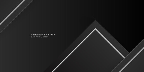 Black Dark Polygonal Low Pattern. Geometric Pattern. Repeating pattern with triangle shapes. Seamless texture for your design. Repeating pattern