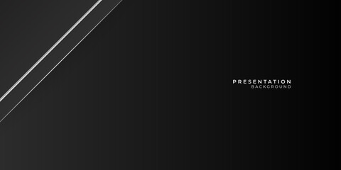 Black polygonal triangular mosaic background for web, presentations and prints. Vector illustration