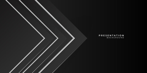 Dark black neutral abstract background for presentation design