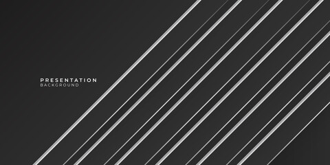 Black abstract presentation background