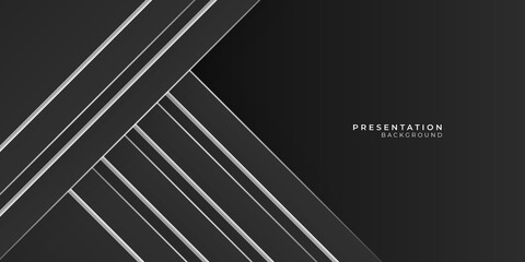 Black abstract presentation background