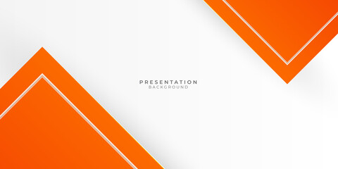 Simple orange background. Orange flat geometric gradation style