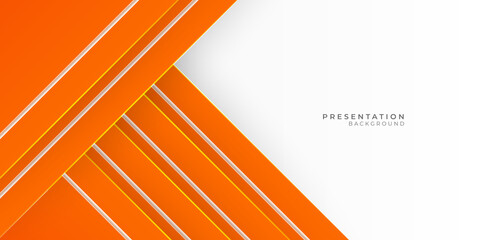 Hi-tech orange shapes abstract vector background