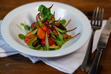 fresh vegetable salad