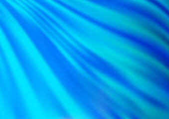 Fototapeta premium Light BLUE vector background with bent ribbons. Glitter abstract illustration with wry lines. Marble style for your business design.