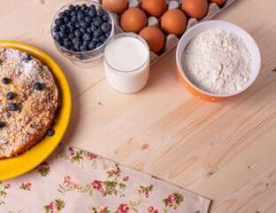 cooking of homemade pie