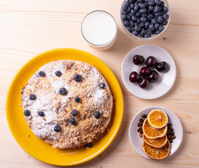 cooking of homemade pie