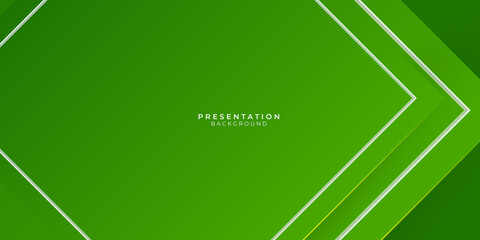 Abstract green background with square white shapes