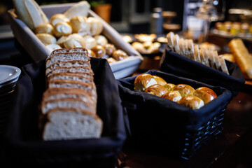 sophisticated breakfast table