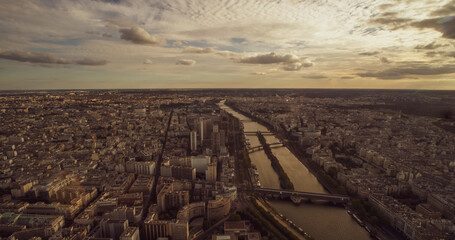 Vue de Paris et de la seine