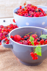 mixed berries in a bowl