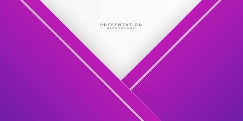 Abstract pink purple presentation background with triangle shapes