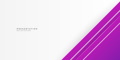 Obraz premium Abstract pink purple presentation background with triangle shapes