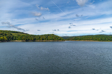 Drohnenflug am Ruhrstausee