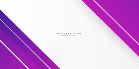 Modern purple pink abstract presentation background with white blank copy space