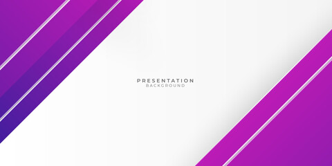 Modern purple pink abstract presentation background with white blank copy space