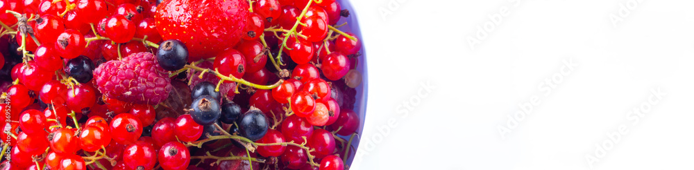 Canvas Prints mixed berries in a bowl