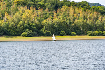 Drohnenflug am Ruhrstausee