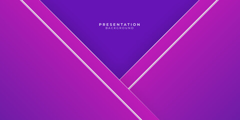 Fototapeta premium Modern pink purple abstract background with lines and square shape gradation color. Suit for presentation design and much more.