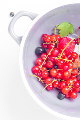 mixed berries in a bowl