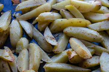 close up of a potato