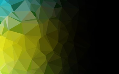 Light Green, Yellow vector polygonal template. Colorful abstract illustration with gradient. Completely new template for your business design.
