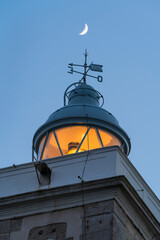 Fototapeta na wymiar Punta Silla Lighthouse, San Vicente de la Barquera, Cantabrian Sea, Cantabria, Spain, Europe