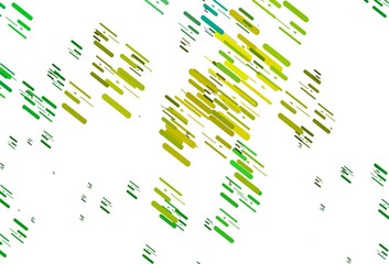 Light Green, Yellow vector texture with colorful lines.